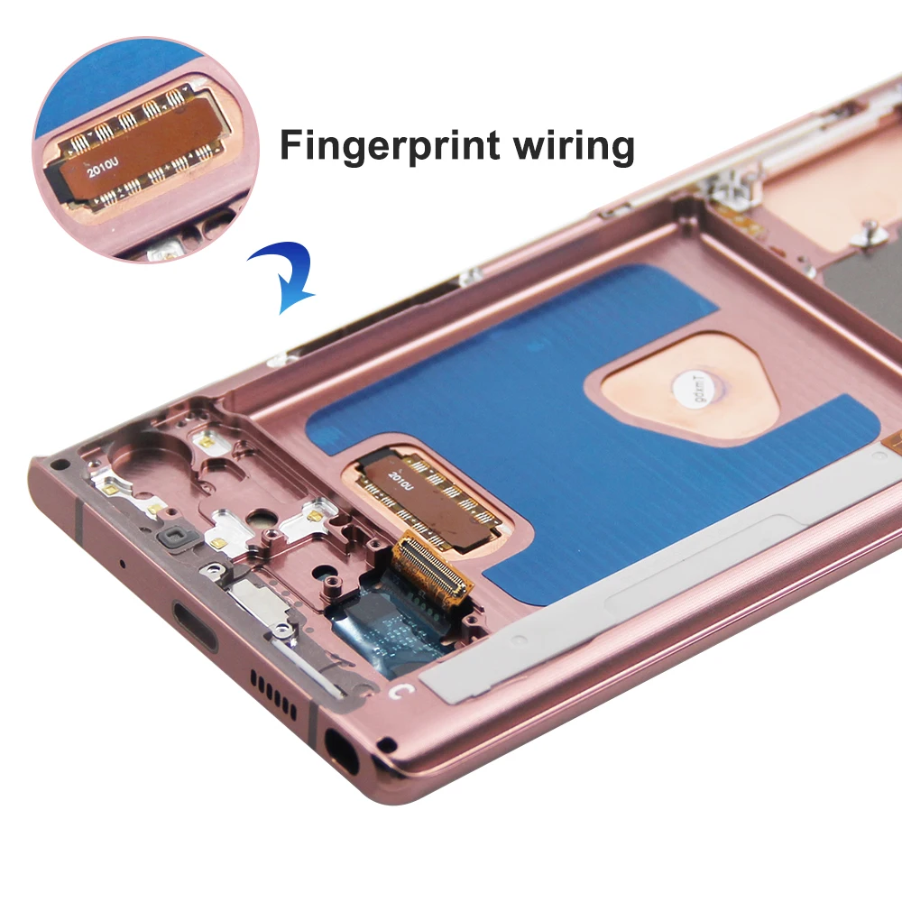 AMOLED With Frame For Samsung Note 20 LCD Display Touch Screen Digitizer Assembly For Note 20 SM-N980F, SM-N980F/DS