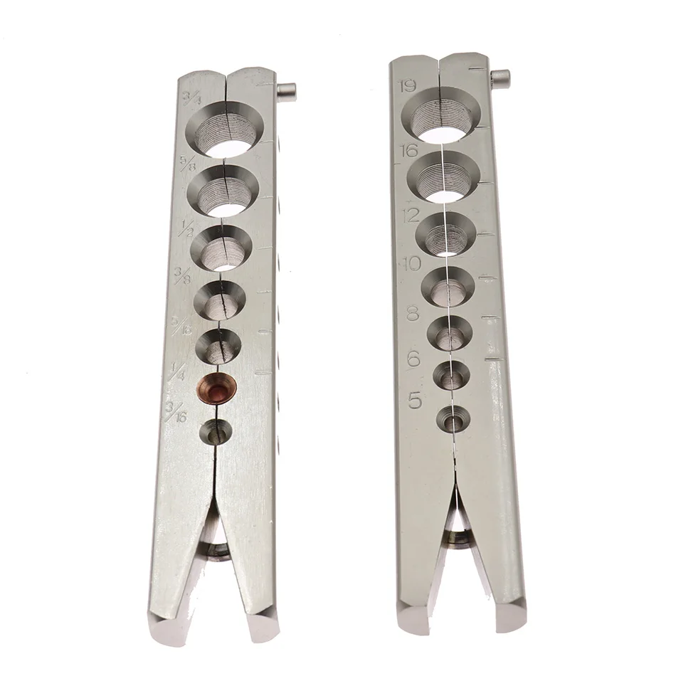 Imagem -03 - Métrica Polegada Aço Fixa Tala Ferramenta para ar Condicionado Refrigeração Tubo de Cobre Dispositivo Fixo 808l