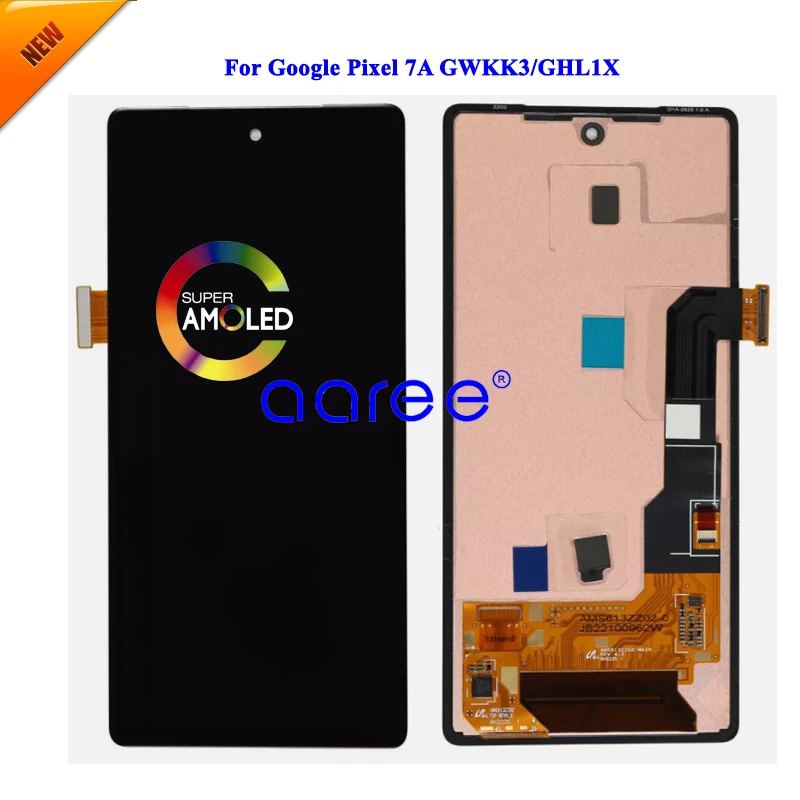 Super AMOLED Original LCD For Google Pixel 7A LCD For  Google Pixel 7A Display LCD Screen Touch Digitizer Assembly