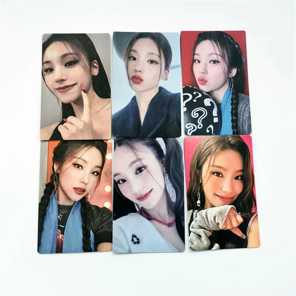 6Pcs/Set Kpop ITZY New Album CHESHIRE Photocard Lomo Card High-quality Card Merchandise Gift For Fans Collection Yeji Lia Ryujin