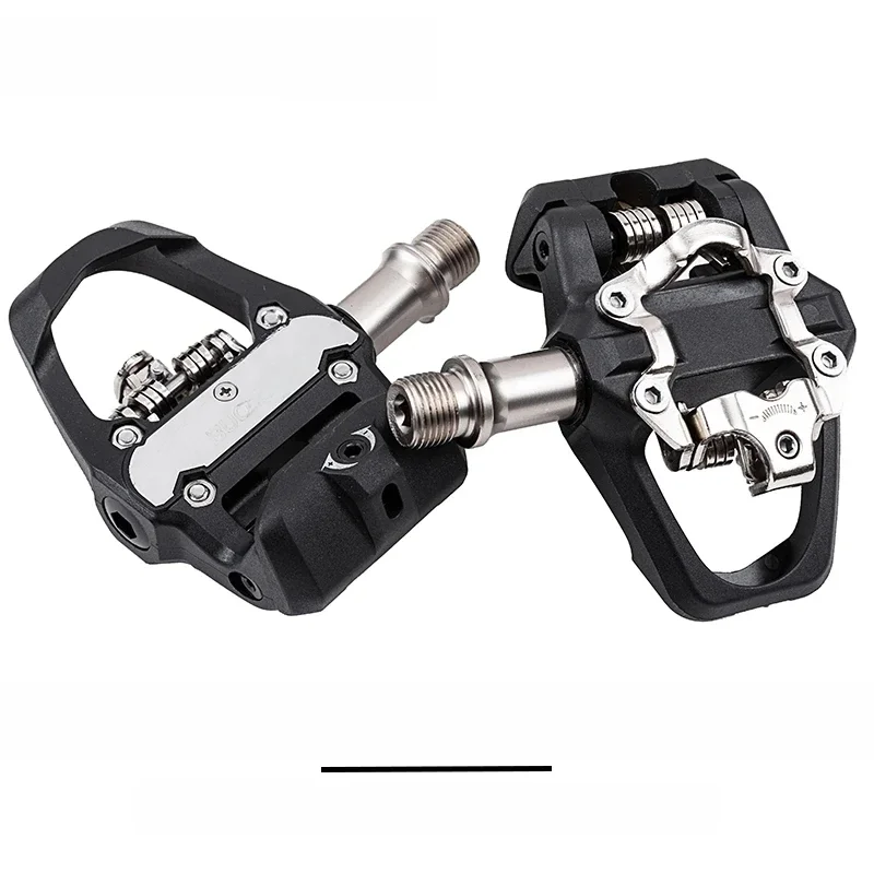 AliExpress BUCKLOS Bike Pedal Dual Function Bicycle Platform Pedal Road Mountain Bike Cycling Pedal for SPD LOOK DELTA System Cliples Pedal