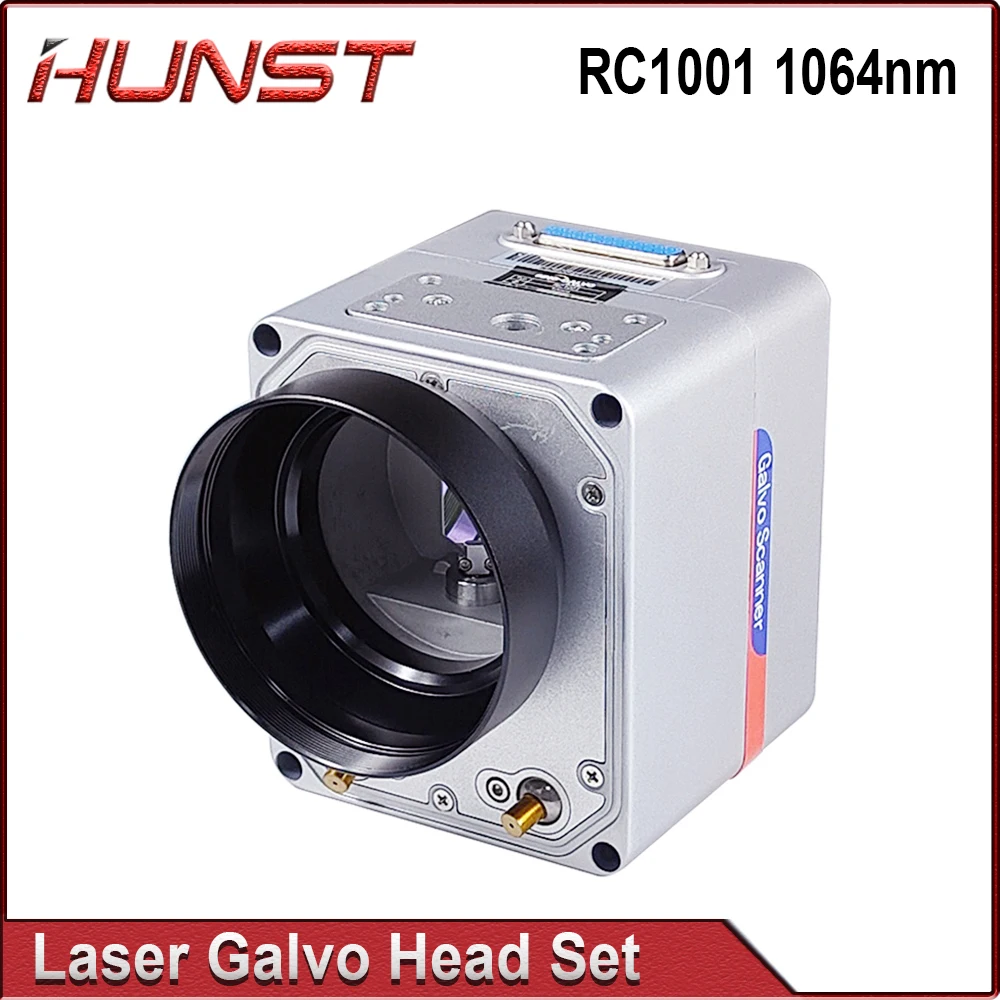 HUNST Fiber Laser Scan Galvo Head Set SINO-GALVO RC1001 1064nm Apeature 10mm Galvanometer Scanner with Power Supply.