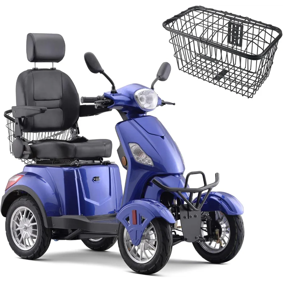 BRAND NEW Mobility Scooters for Seniors & Adults 500lbs Capacity - 800W All Terrain Electric Powered Mobility Cart