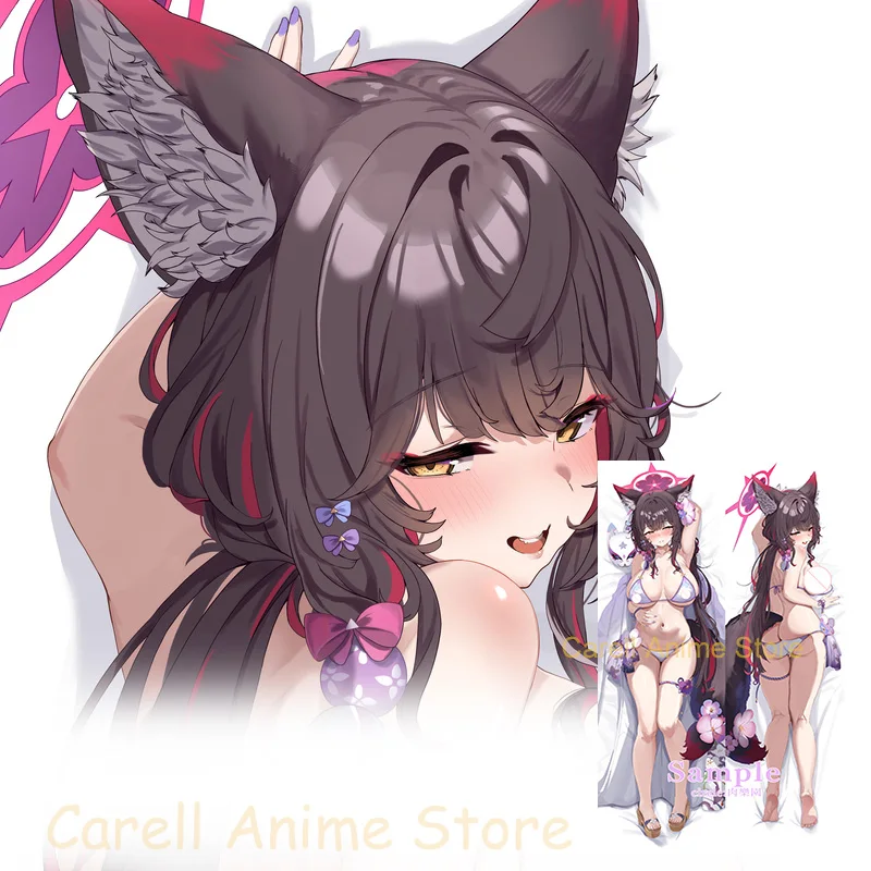 

Dakimakura Blue Archive Kosaka Wakamo Anime Body Pillow Cover Double-Sided Print Life-size Pillowcase 2Way