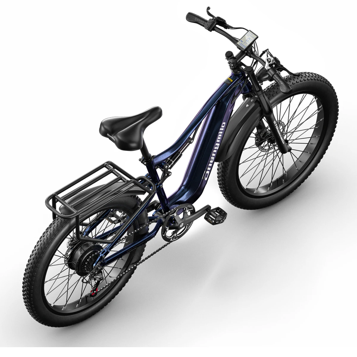 MX-03 26 Inch Electric Bicycles 4.0 Fat Tire 500W Dual Shock Absorption Ebike 48V 15ah Electric Bike Mountain Bike MX03 E Bikes