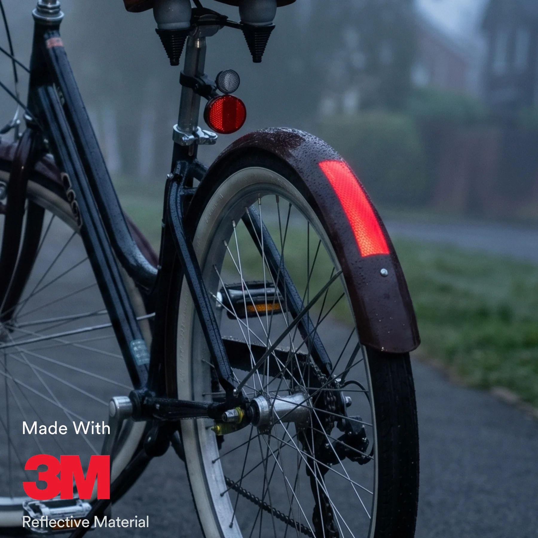 Salzmann Reflective Stickers | Hi Vis for Vehicles, Bikes, Helmets | 10 Pack, Red & Silver | Made with 3M Reflective Material