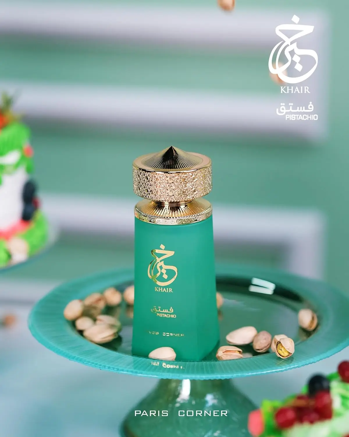 Parfum Unisex Paris Corner Pistachio Khair 3.4 Fl Oz Edp untuk Pria dan Wanita