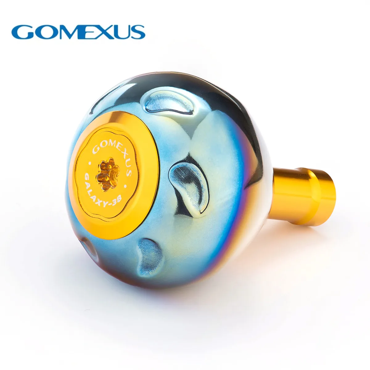 Gomexus dla Shimano Stella Vanquish Daiwa Exist Saltist 1000 - 4000 Spinning Power Reel Handle Knob Titanium 38mm TA38