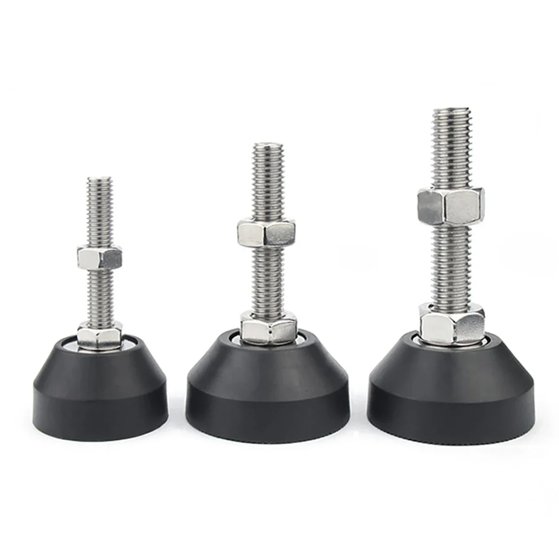 M8 M10 M12 304 ze stali nierdzewnej ze stali nierdzewnej stały kubek ze stopką/regulowana śruba fundament/sprzęt meblowy stopa/podstawa 50mm — zdjęcie 2
