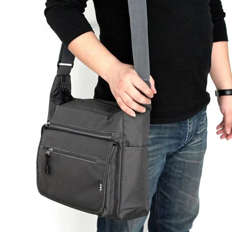Męska torba na ramię i torba Oxford materiał tkanina brytyjski styl Casual wysokiej jakościowy projekt wielofunkcyjny o dużej pojemności — zdjęcie 2