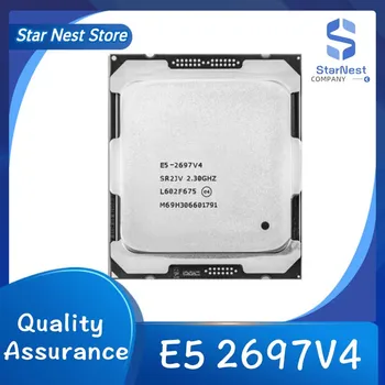 제온 E5 2697 V4 CPU, LGA 2011-3 프로세서, 18 코어, 2.30GHz, 145W SR2JV