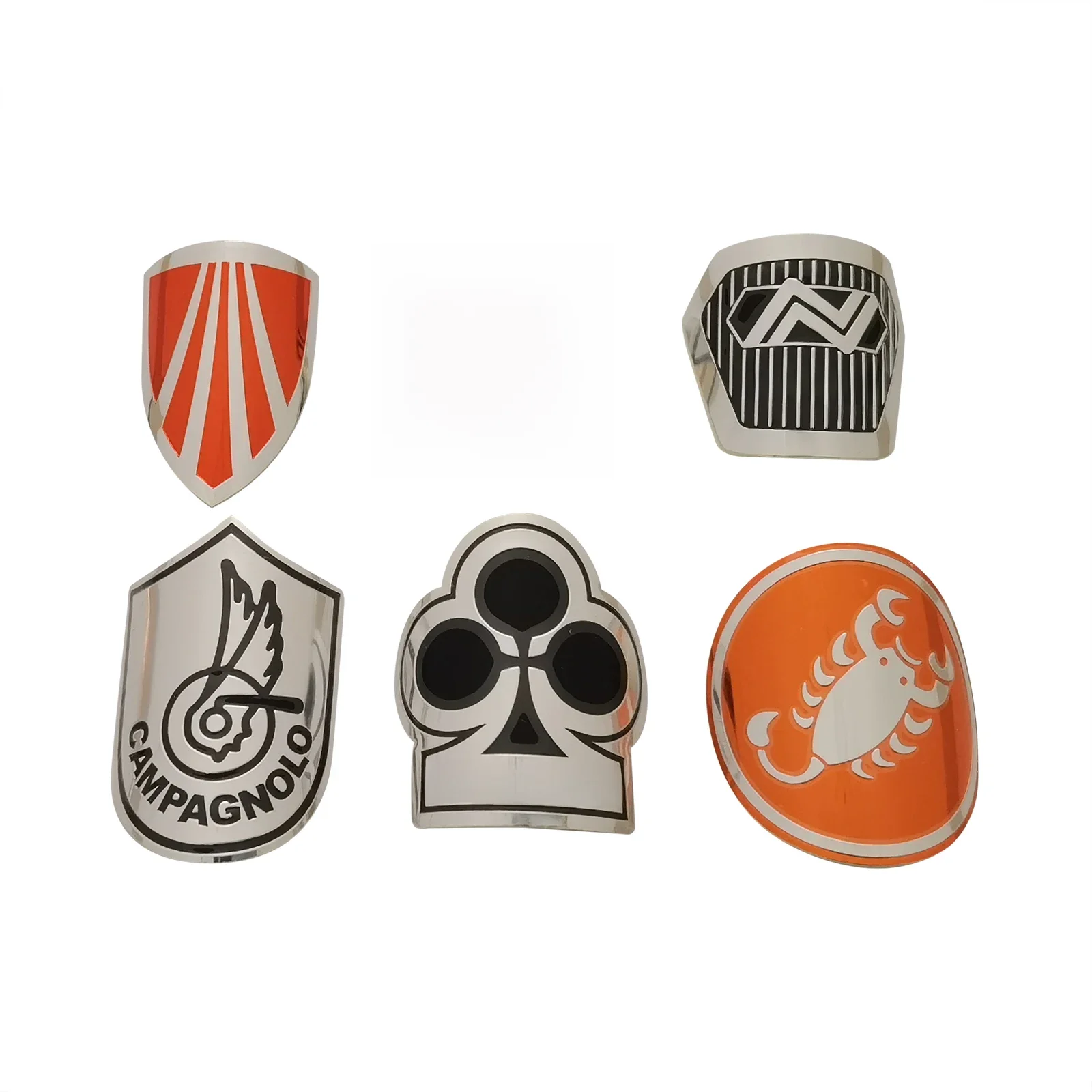 AliExpress Bicycle Badges Soft Aluminum BMX Labels Cycling Accessories DIY Retrofit Decorative Signs