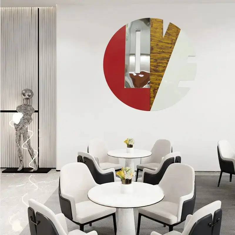 Factory Modern Customize Size Sell Well Modern Luxury Home Decorations LOVE Work Sculpture Statue Wall Decor