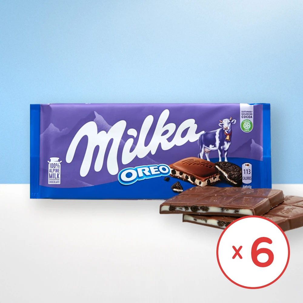 Chocolate Milka 100g X 6 (Oreo)