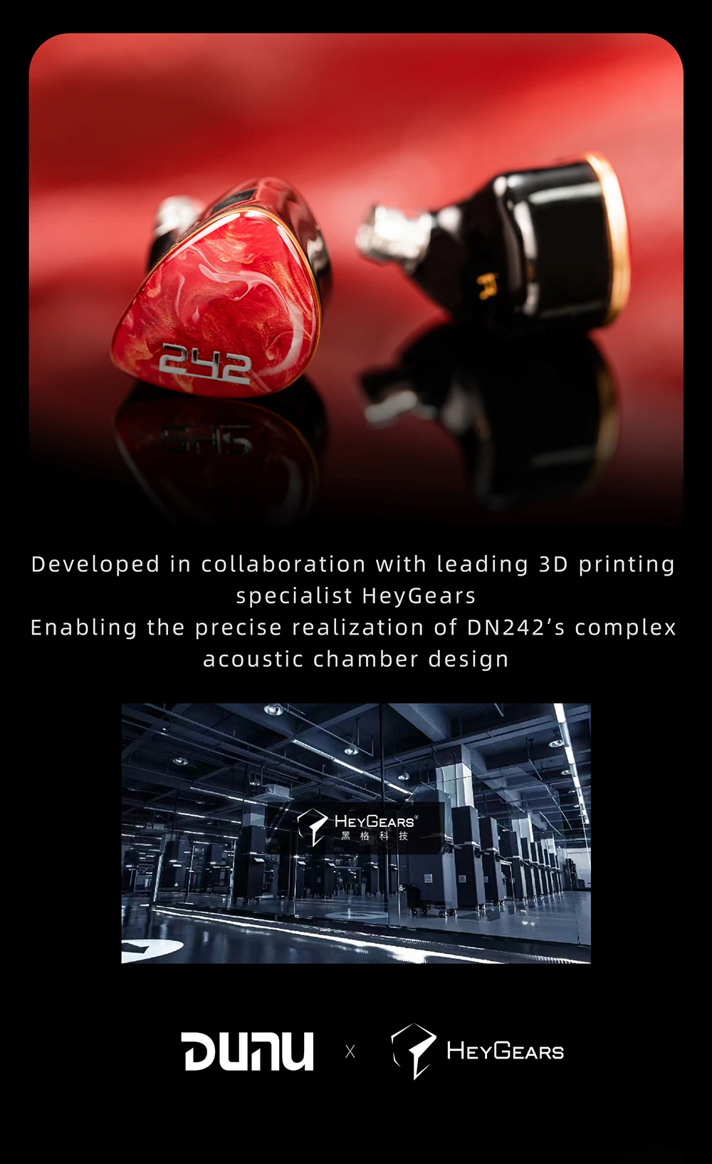 DUNU DN242 2DD+4BA+2 Micro Planar Drivers HiFi-Musik-In-Ear-Kopfhörer mit Q-Lock Mini austauschbarem Anschlusskabel – Detail 6