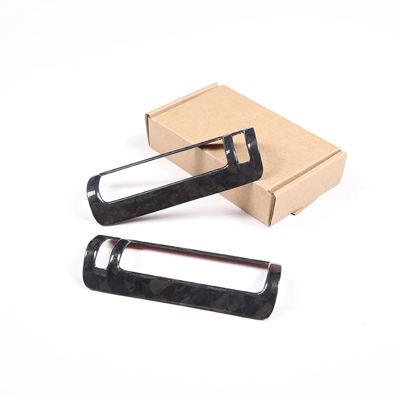 لامبورغيني URUS 2018-2023 ألياف الكربون الحقيقية B-عمود تكييف الهواء منفذ الهواء الإطار اكسسوارات السيارات الداخلية الزخرفية