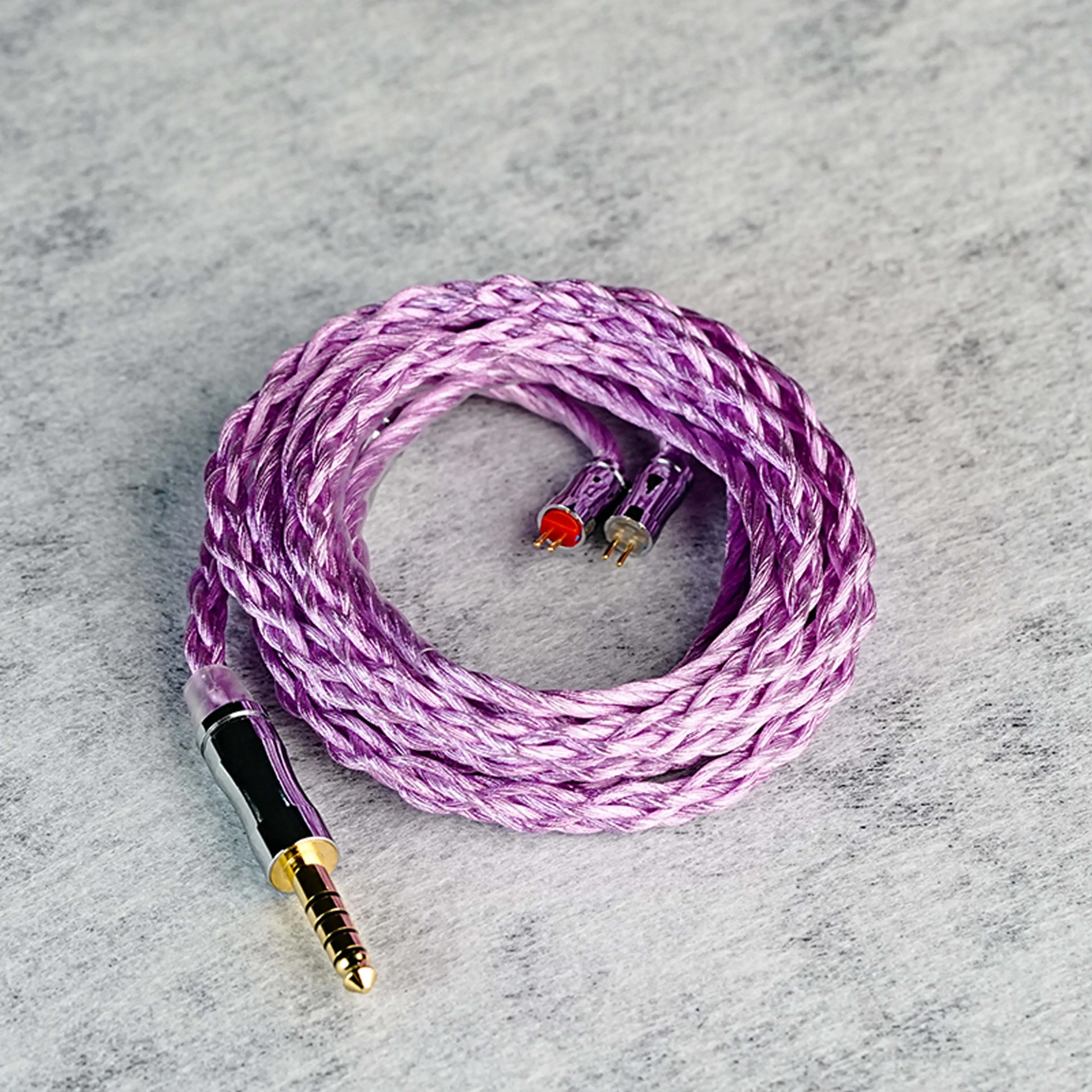 Culemi-09 IEM-Kabel 6-Kern Verbessertes Kabel Mit 2,5/3,5/4,4mm Stecker Optional 2PIN/Dual/MMCX/IE900 Für KZ Kopfhörer HIFI Headset – Detail 1