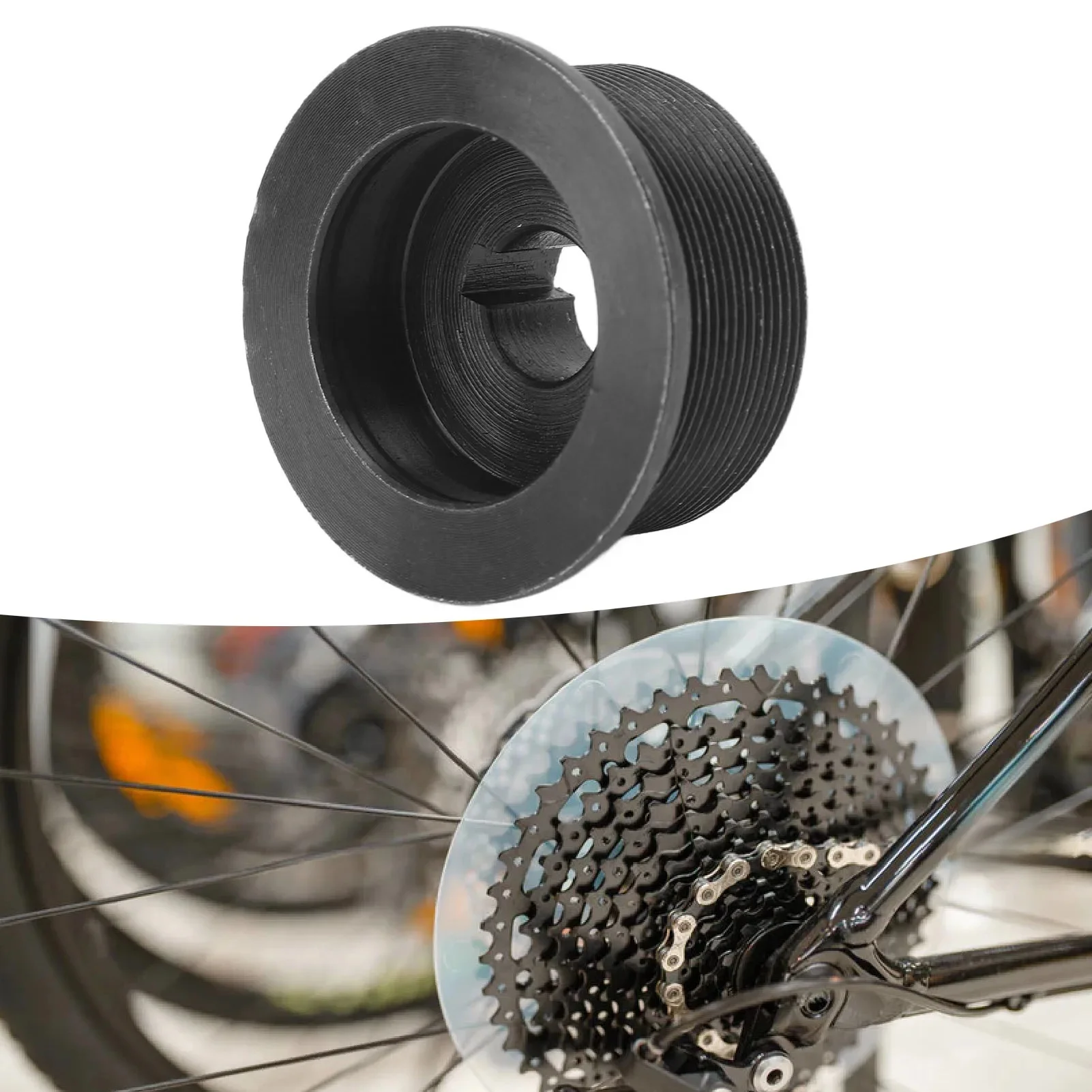 AliExpress NONE Bike Freewheel Adapter Steel Fine Female Thread Tight Fit Flywheel Adapter Replacement Steel Freewheel Adapter Freewheel Adapter