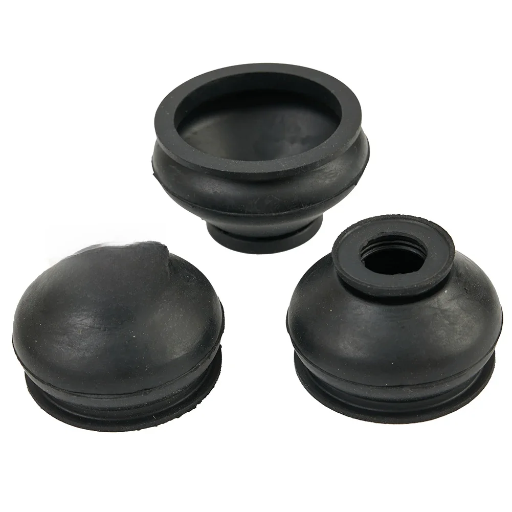 6 pièces tourner à tige bras rotule Protection contre la poussière couvercle en caoutchouc couvercle anti-poussière ensemble de bottes noir rotule botte accessoires universels de voiture