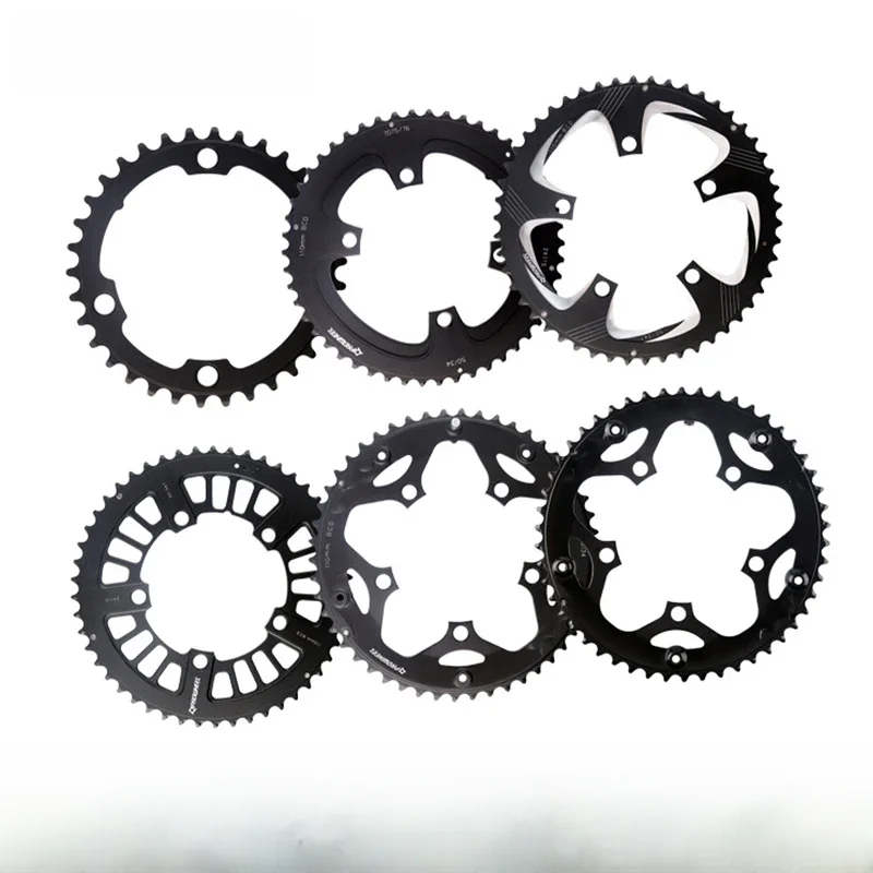 AliExpress UK Prowheel Road Bike Chainring 110 BCD Chainring Ultralight 34/50T Double Chainwheel 8/9/10/11 Speed