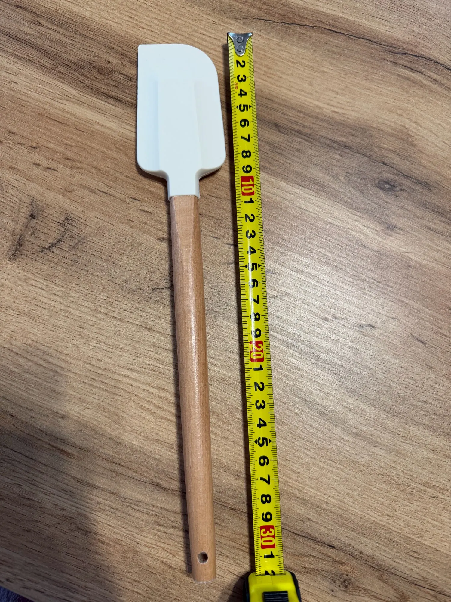 Silicone Scraper Scraper, Home Baking Wooden Handle Scraper, Cake Scraper, Cream Small Spatula Set photo review