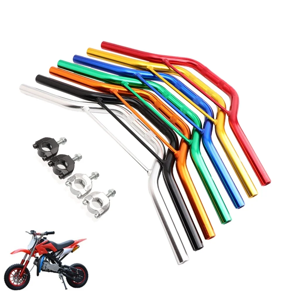 AliExpress NONE 7/8" 22mm Aluminum Handlebar With Riser Clamp For 43 47cc 49cc 2-Stroke Minimoto Pocket Bike Moped Dirt Pit Bike Motorbike Parts