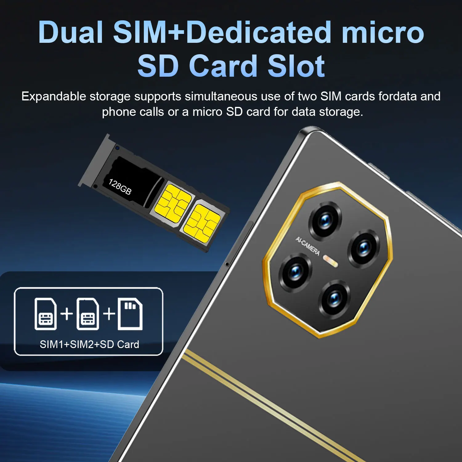 16MP+32MP Camera 2026 New Android 13 Tablet 14 Core 5G WiFi Portable 20000mAh Large Battery 16GB RAM 1TB ROM For Casual Gaming