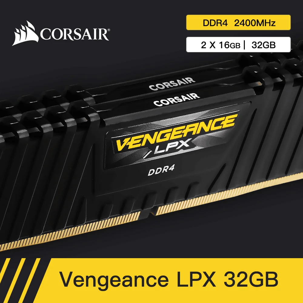 Imagem -03 - Jogo 3200mhz 2133mhz 2400 2666mhz Ram Pc425600 21300 19200 Ram da Memória do Desktop de 17000 Ram da Vingança de Corsair Lpx Ddr4 8gb 16gb