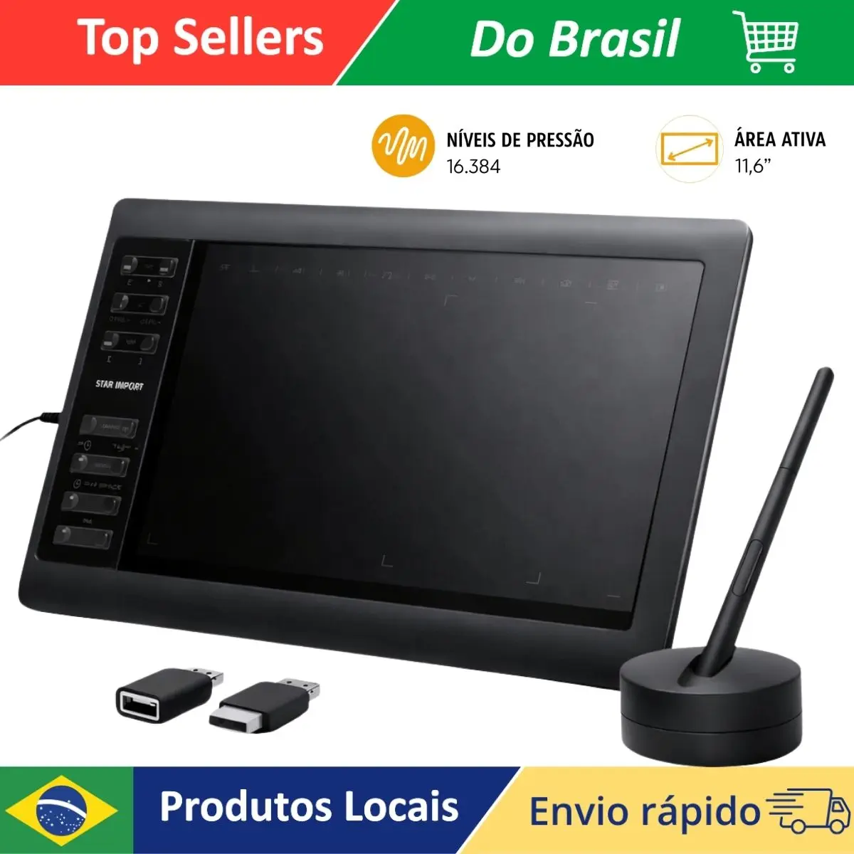 tablette-numerique-116-pouces-ecran-lcd-16384-niveaux-stylet-professionnel-android-mac-pc