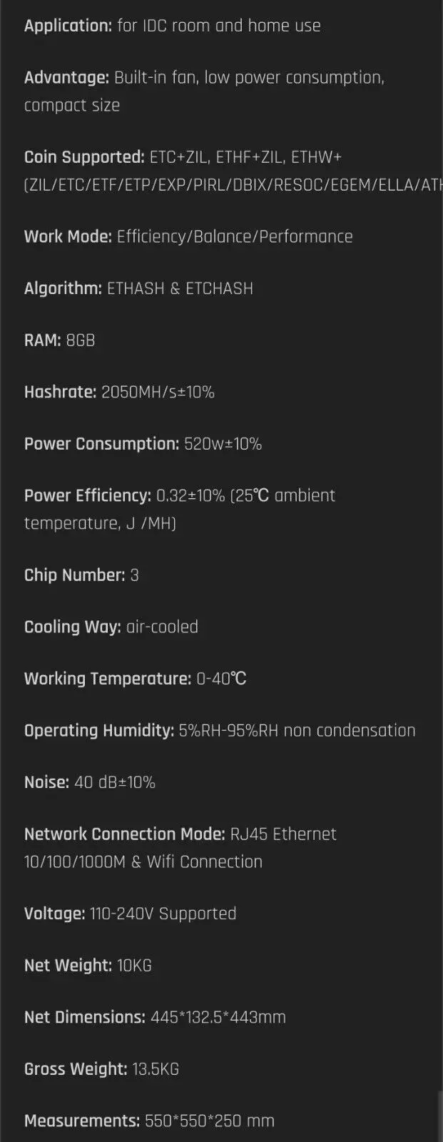 إعلان اشترِ 5 واحصل على 2 مجانًا JASMINER X16-Q Pro 2050MH (520W) Wi-Fi (المملكة المتحدة 🇬 🇧   المخزون) حالة النعناع