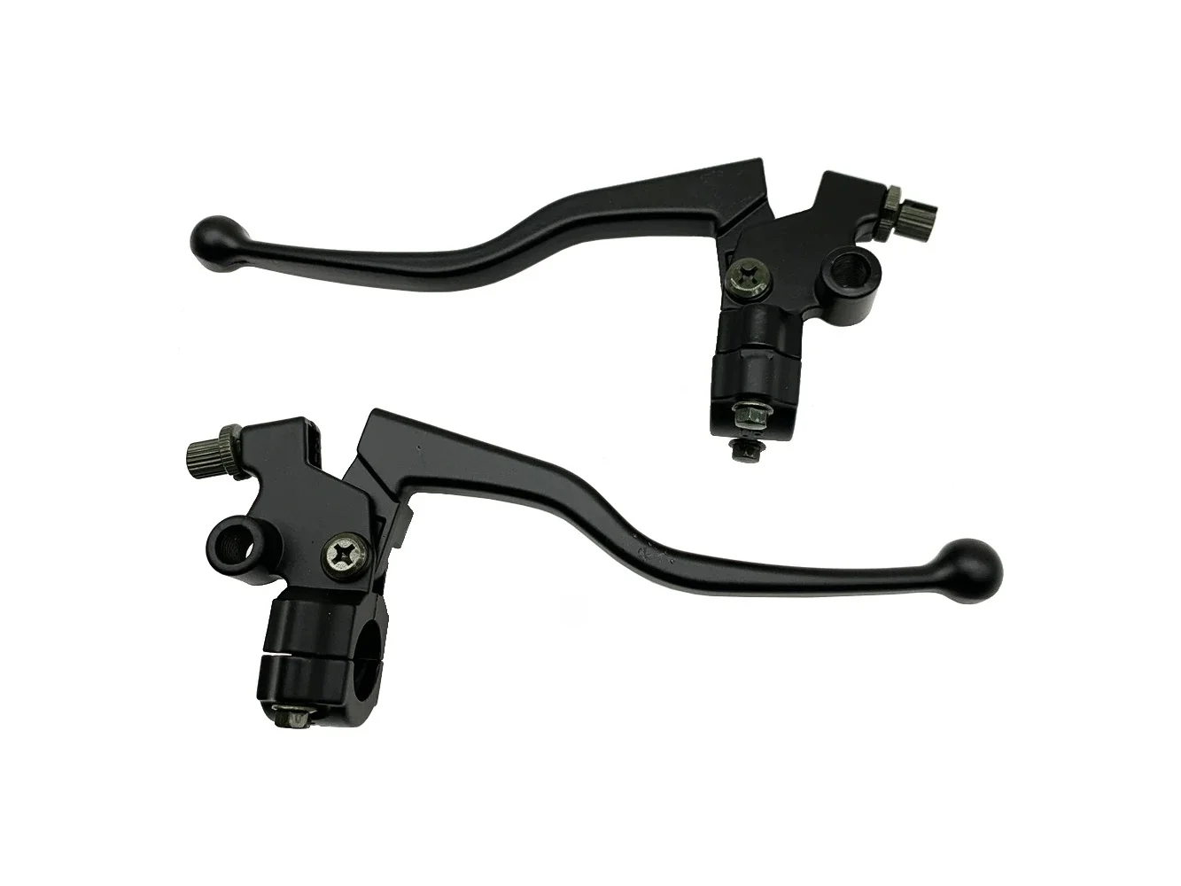 Levier d'embrayage de guidon en alliage d'aluminium noir, pour Pit Dirt Bike Pitbike moto ATV, câble de levier de frein et d'embrayage, soutien-gorge avant