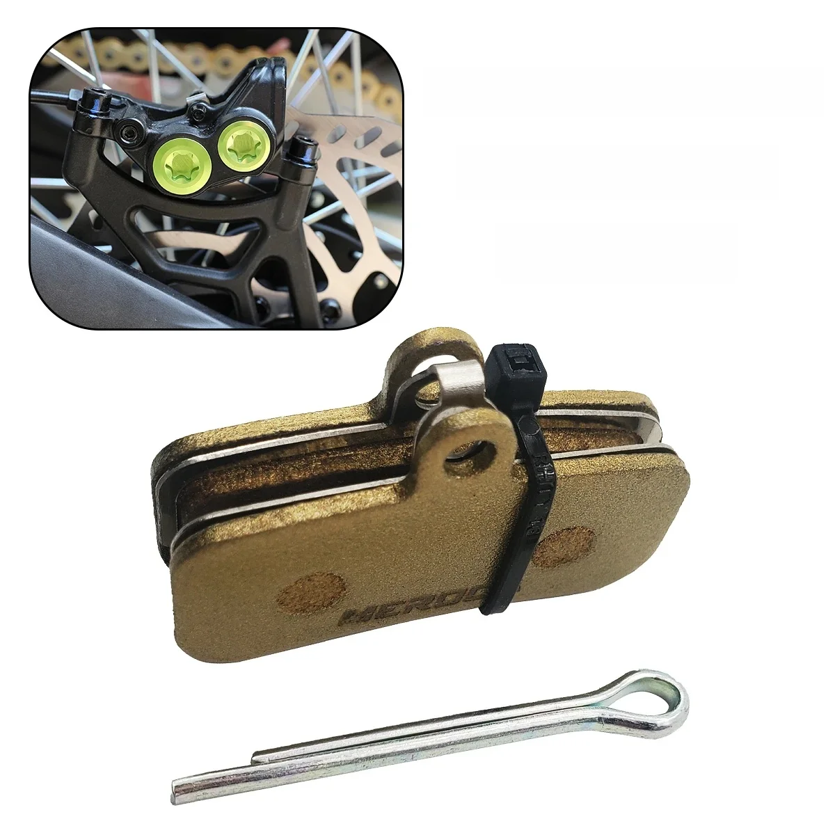 AliExpress XCMT Electric Motocross Front and Rear Silent Brake Pads For Surron Sur Ron Sur-Ron Light Bee Electric Dirt Bike Universal Parts