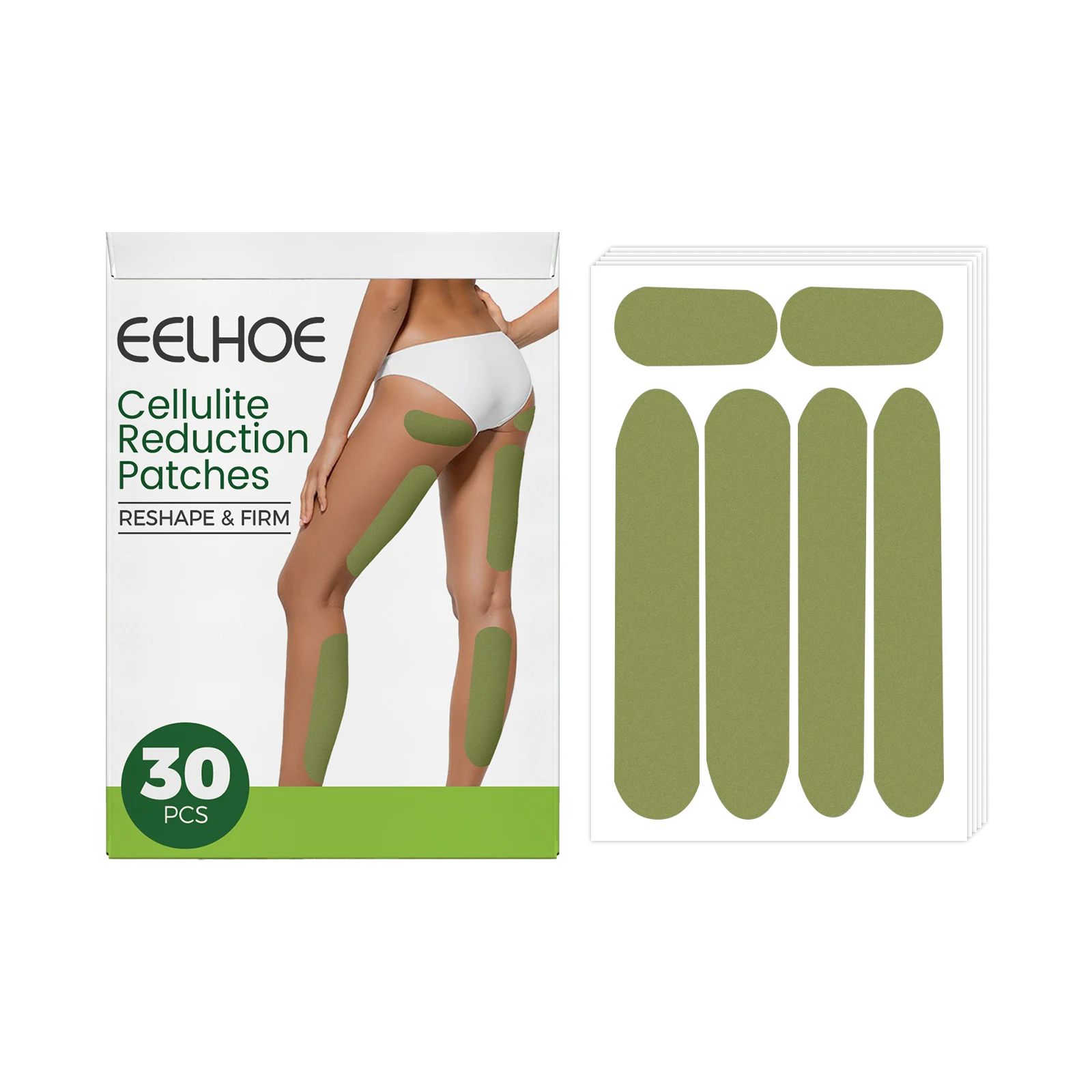 Eelhoe Wormwood Leg Stick To Promote Metabolism Tighten Abdomen Tighten Fat And Shape Multi-functional Lazy Body Shape Leg Stick