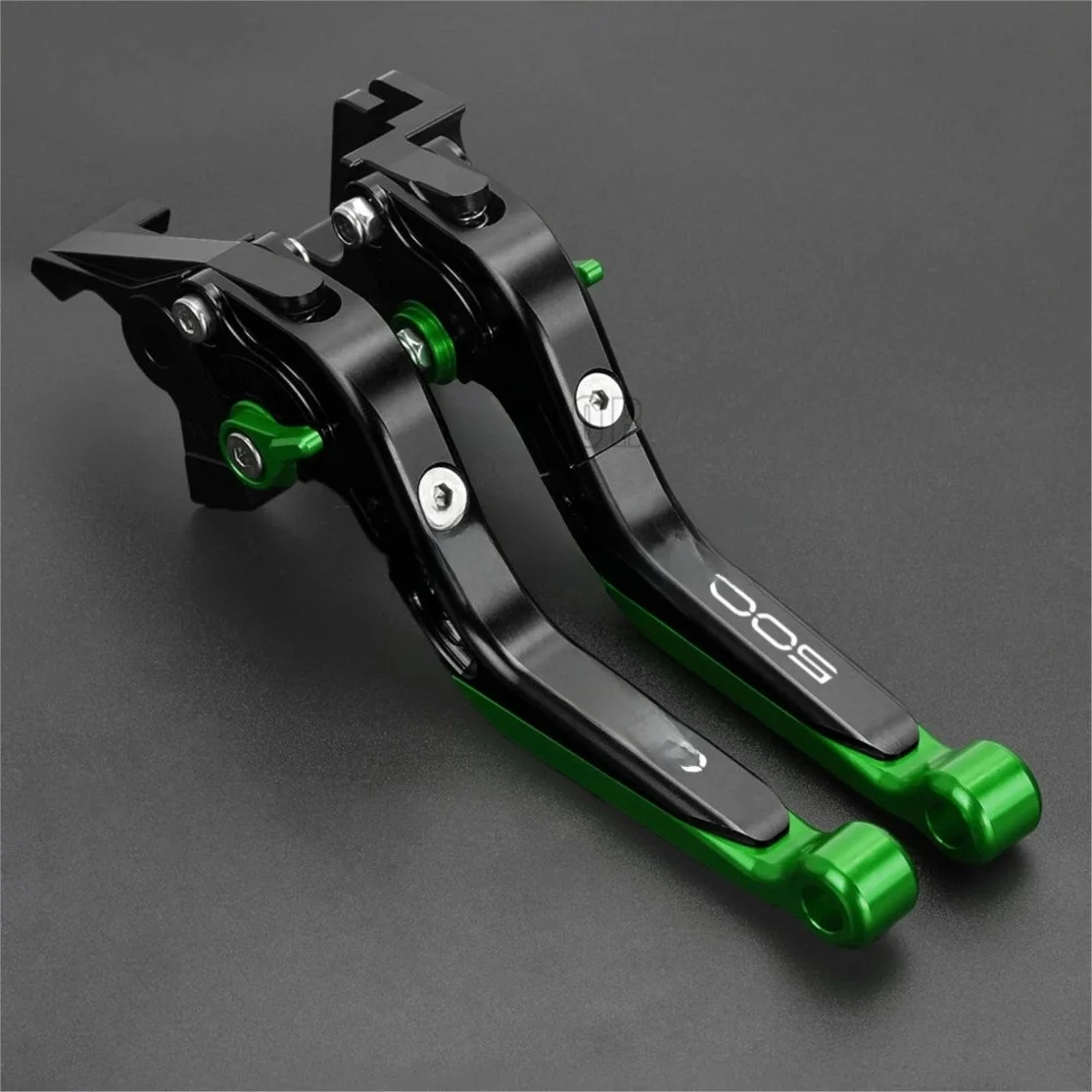 Do Kawasaki Ninja 500 Ninja500 Z500 Z 500 ABS SE 2024 2025 2026 Akcesoria motocyklowe Regulowane składane dźwignie hamulca i sprzęgła — 2
