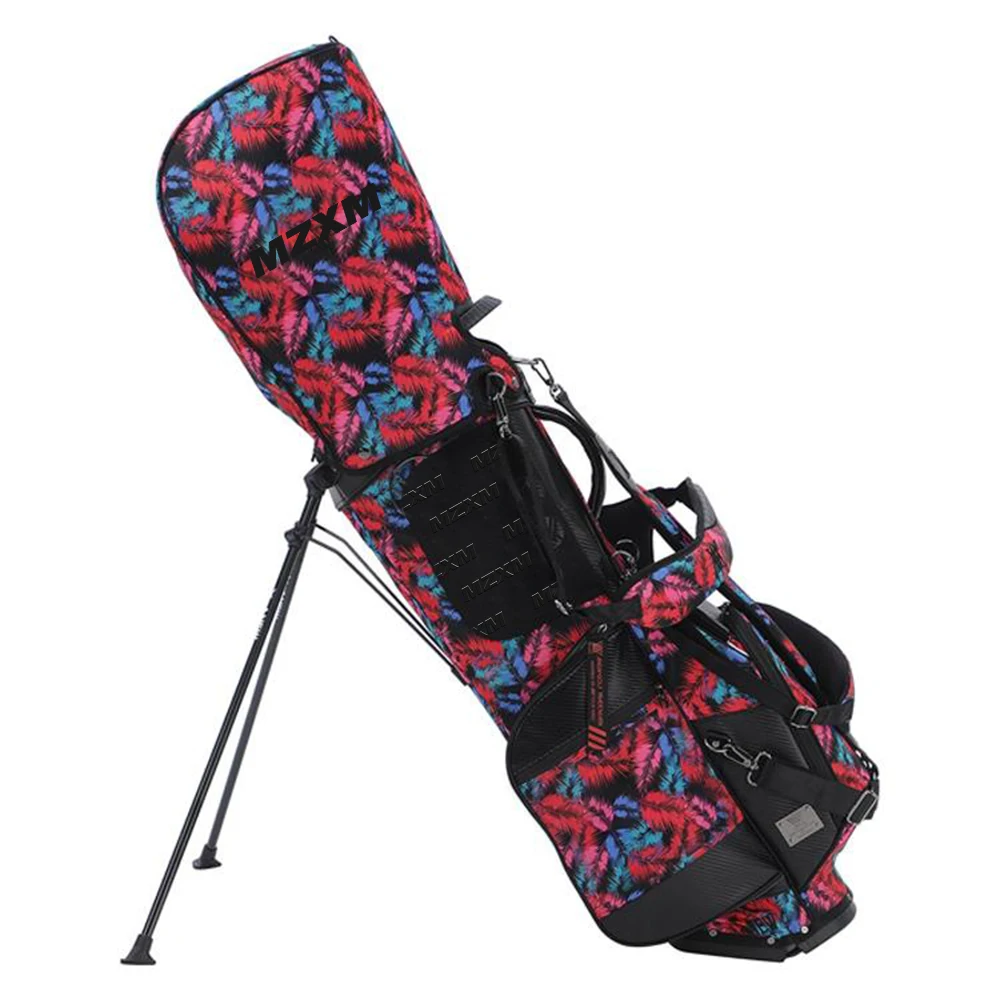 Golf Club Bag with Beautiful Color Multi-Fuction Convenient for Golfer to Move Golf Caddy Bag PU Waterproof Ultra-light Golf Bag