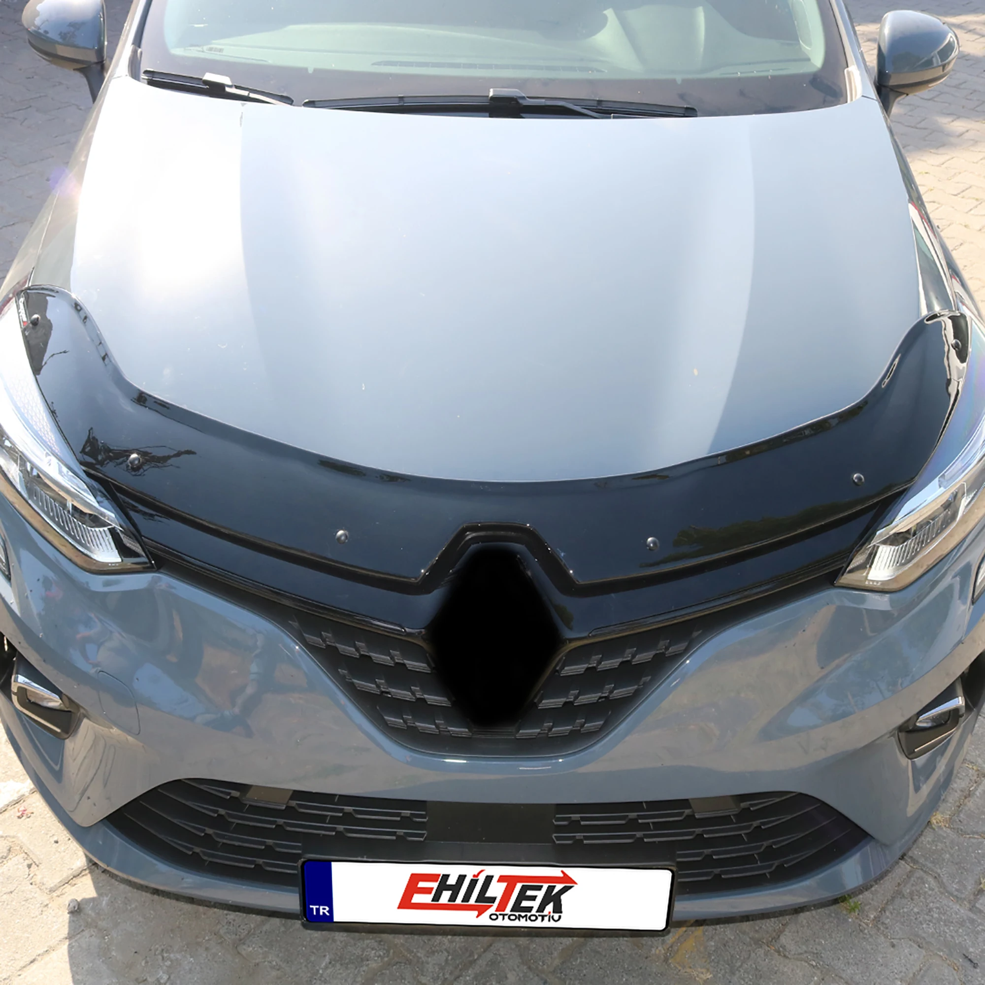 Hood Deflector Guard for Renault Clio 5 (2020+) - (HB) Bug Shield Bonnet Protector / 4 mm thickness and ultra-durable material