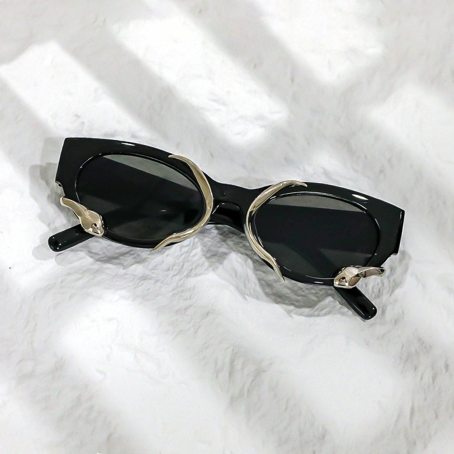 ستيريو روح الأفعى النظارات الشمسية Y2K ريترو سبايس بنات بار التكنولوجيا مقعر النظارات الشمسية المد النساء Y2K للنساء الملحقات الجمالية #3