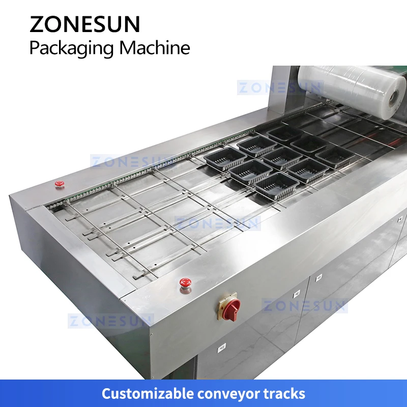 ZONESUN ZS-VSP100 ماكينة سد الفراغ الأوتوماتيكية VSP آلة ختم اللحوم والمأكولات البحرية وجبة جاهزة