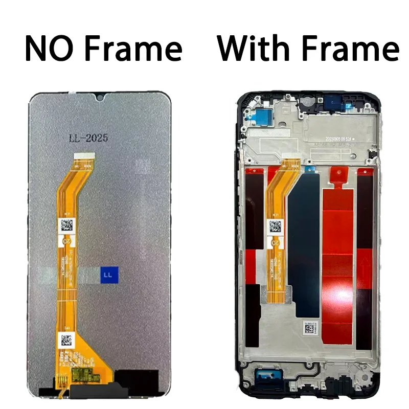 Tela de 6,74 polegadas para Realme Note 70, Display LCD com Touch