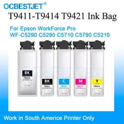 T9411 T9414 T9421 Ink Cartridge Bag For Epson WorkForce Pro WF-C5210 C5290 C5290 C5710 C5790 R04L R04X With Pigment Ink bag