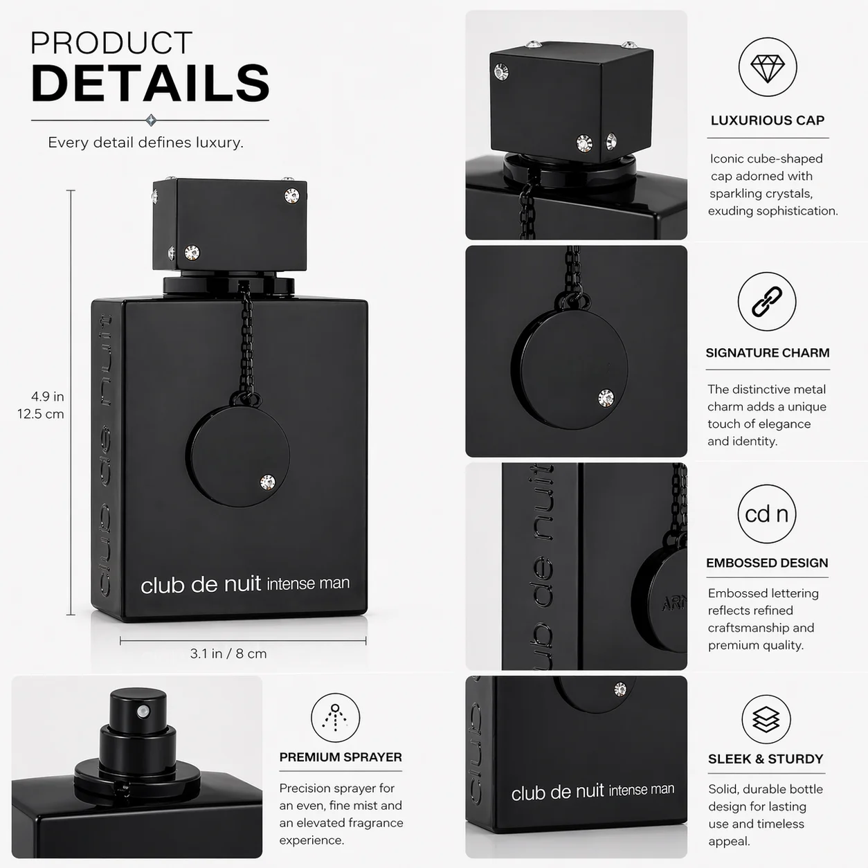 Luxury Club De Nuit Untold Eau - Perfume Fragrance Gift Set recension och pris