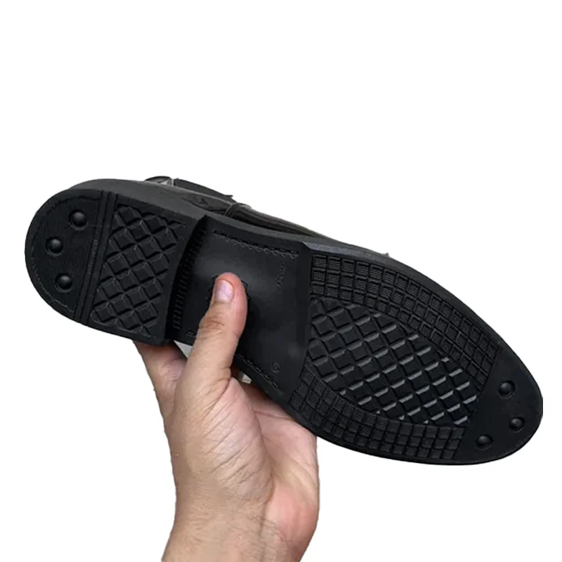 Stivale Chelsea in pelle verniciata nera Scarpe Zanthy Modello 600 Stivali Mariachi da uomo