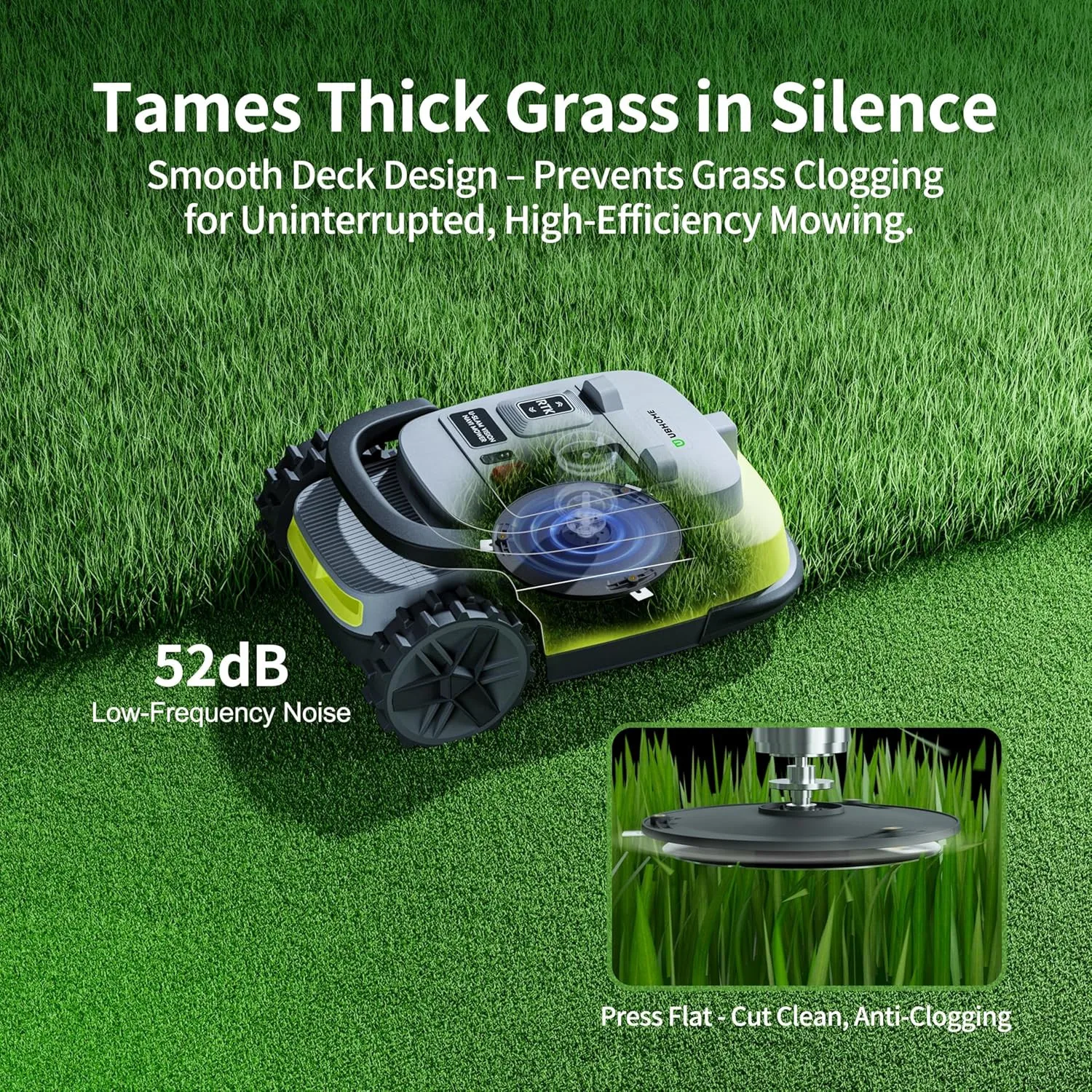 جزازة العشب KIC Robot، جزازة العشب الروبوتية RTK+AI Vision للملاحة الدقيقة وإلغاء اشتر 4 واحصل على 2 مجانًا KK8266FD422 #3