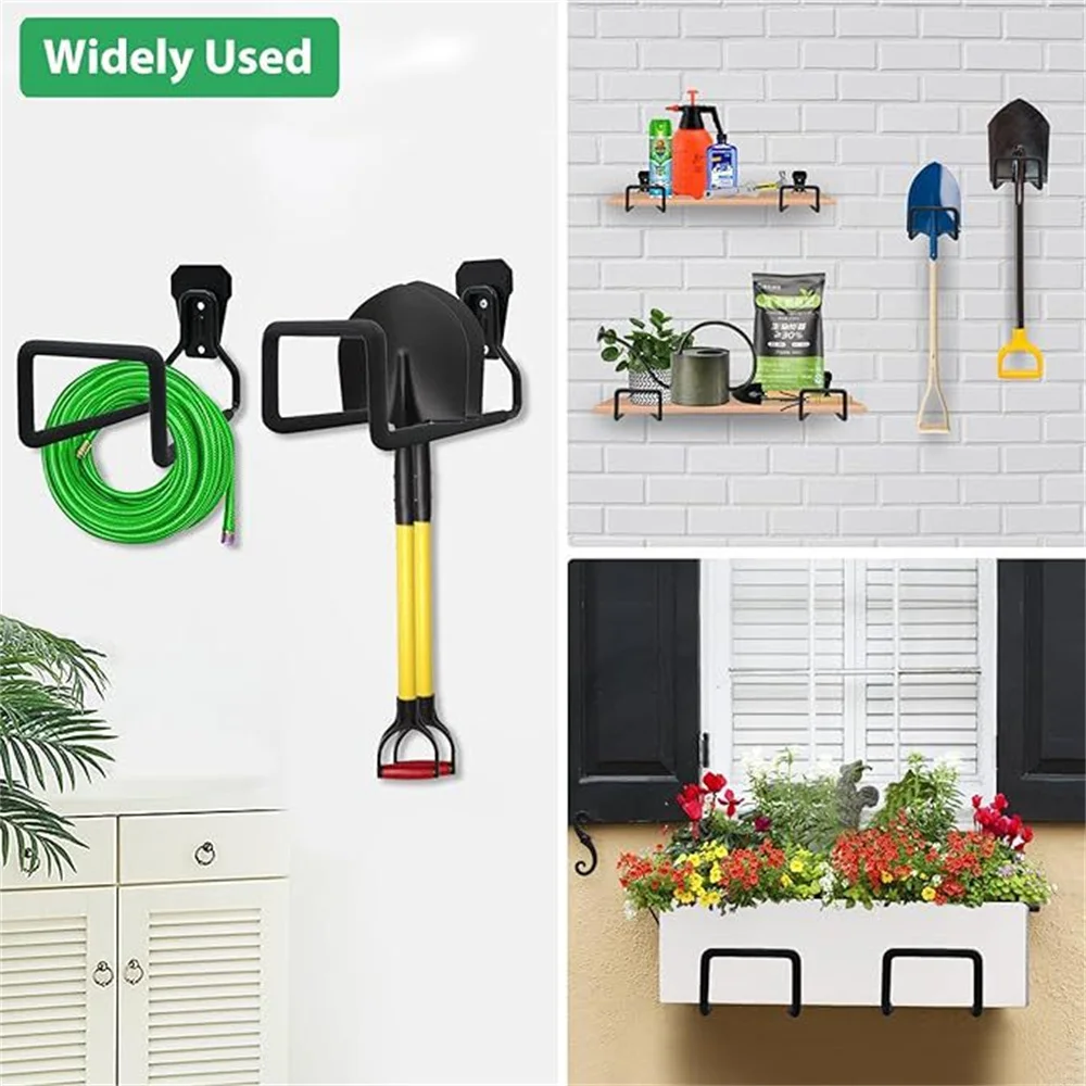 2pcs Garage storage hooks, garage storage hooks, courtyard garden water pipe hooks, wire hooks