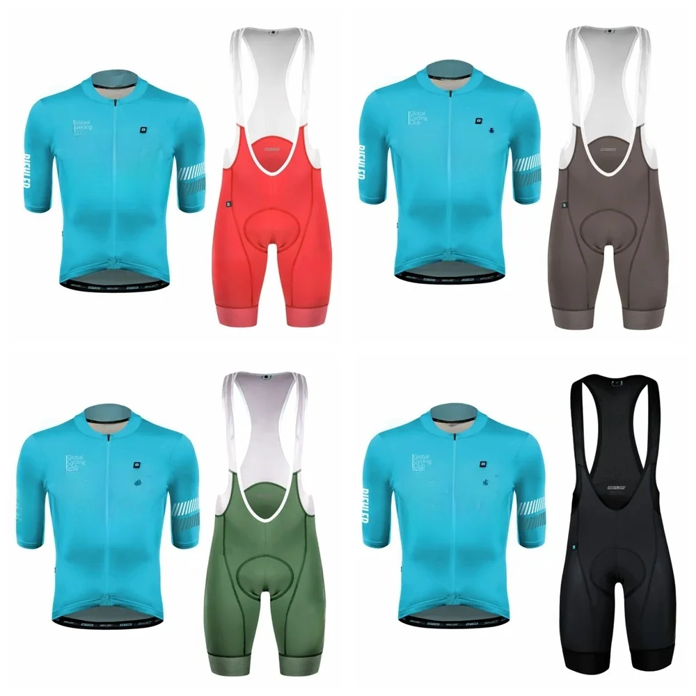 AliExpress BE PERSISTENT PERSON 2026 SYN Men's cycling sportswear Summer set breathable sweat wicking short sleevecycling Jersey and Bib shorts