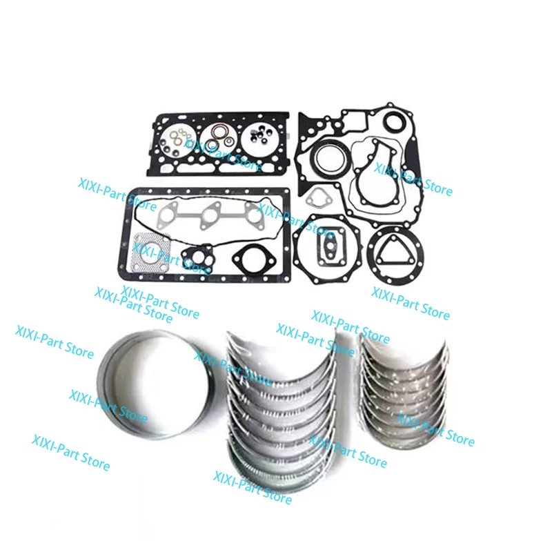 

For Kubota D902 Full Gasket Kit Set Crankshaft Main Bearing Con Rod Engine Piston Ring Cylinder Head Gasket Overhaul Rebuild Kit