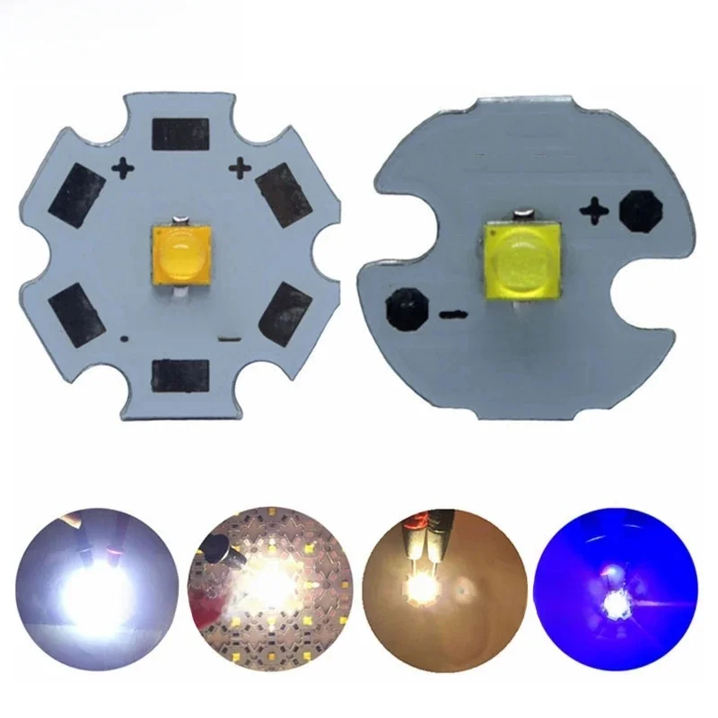 10szt Oryginalne 7W Seria XPG3 S4 LED Bead Chips 1-7W 2000mA Dioda Zimna Biała Ciepła Biała Królewska Niebieska Emiter 777lm Z Płytą PCB — zdjęcie 2