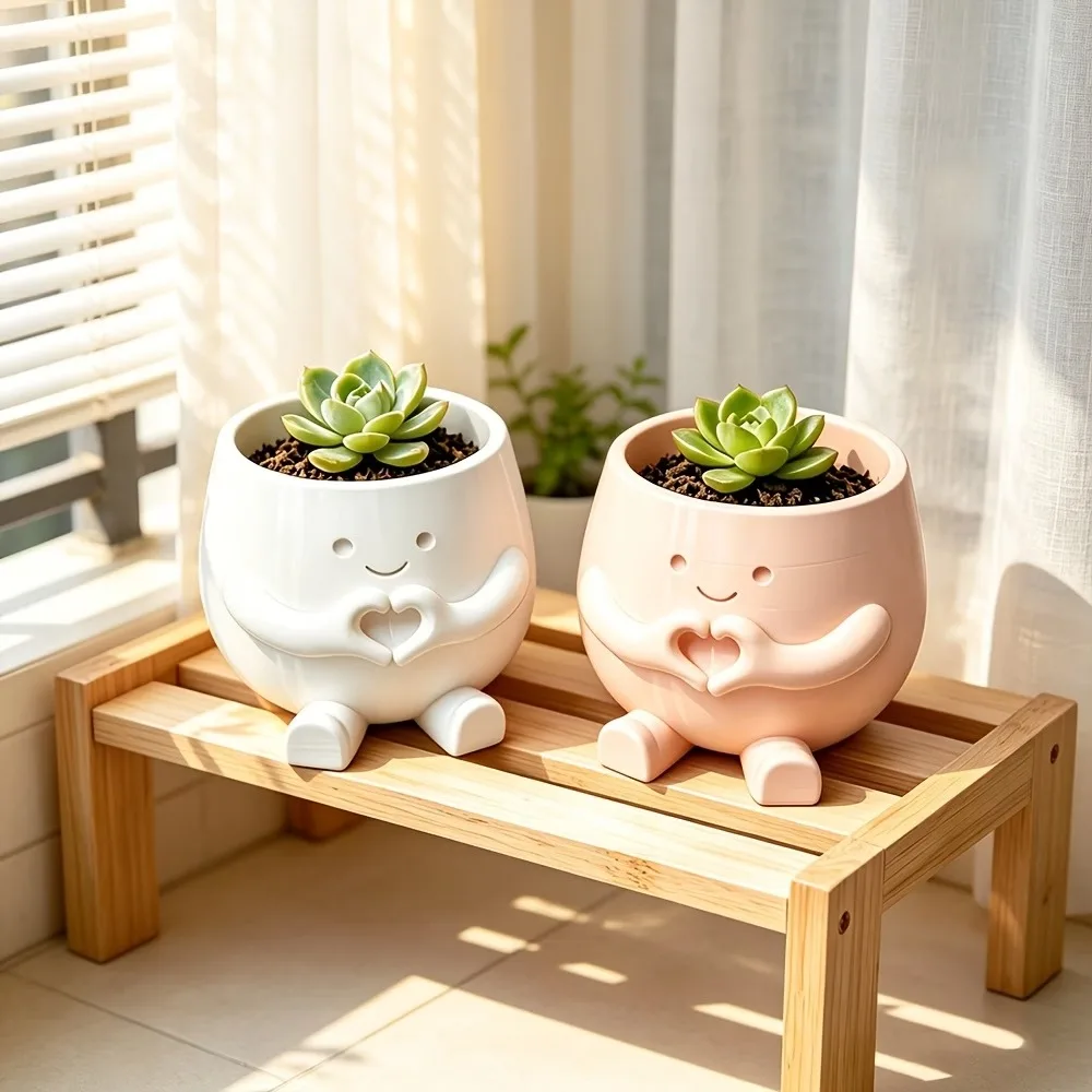 Large Heart-Shaped Joy Face & Irregular Shape Molds Cuts for DIY Crafts, Candles, Succulent Planters, Jewelry Boxes, Soap Molds