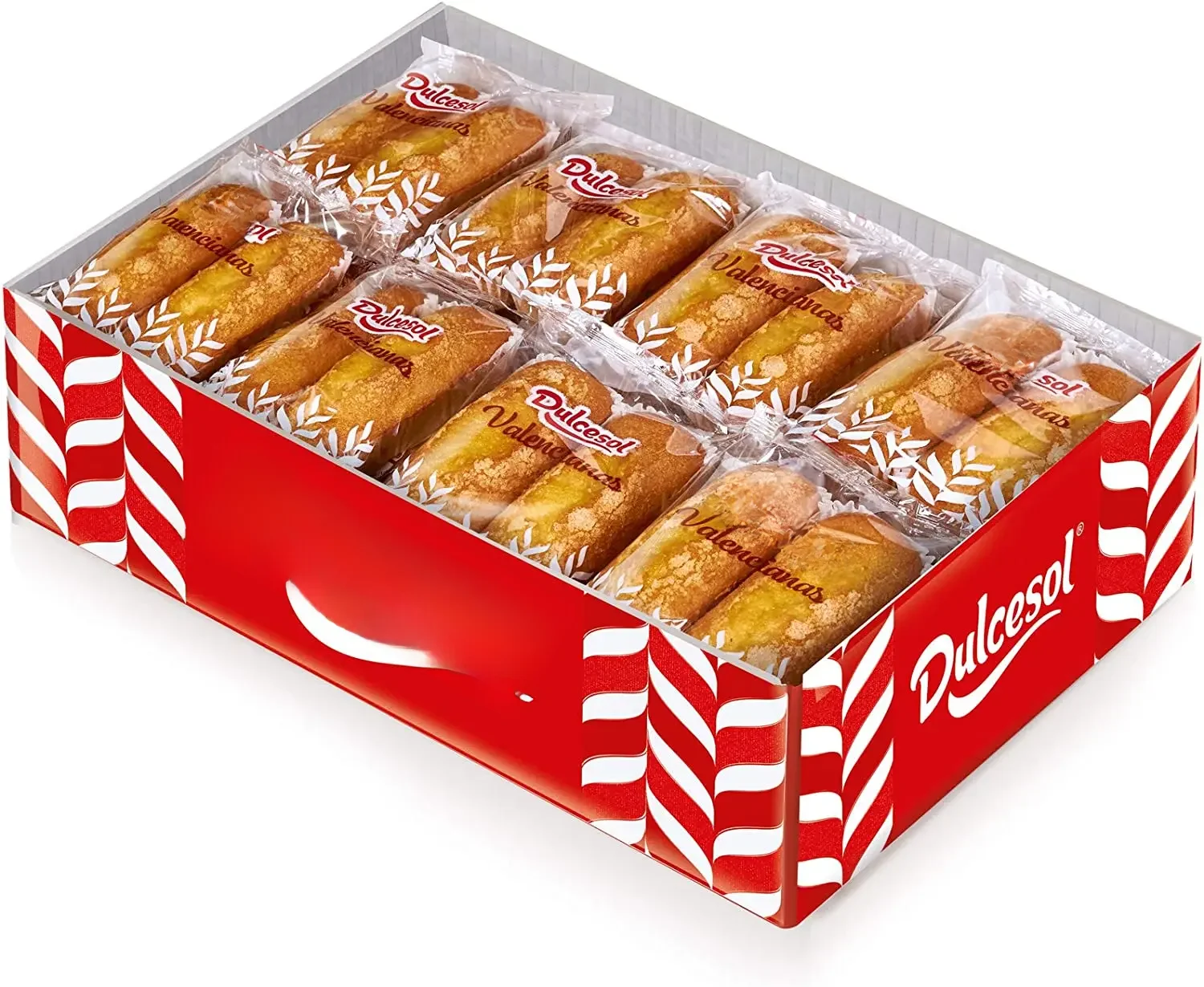 Magadalenas dulcesol valenciano embrulhado individualmente 1,89kg-comece o seu dia com os nossos