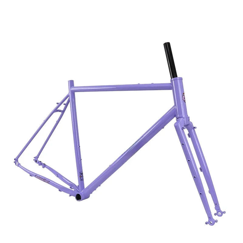 AliExpress NONE Gravel Bicycle Frame Chrome-molybdenum Steel Road Bike Frame,700c Travel Bicycle Frame,Thru Axle Disc brake